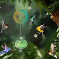thumbnail image 1 of Zhourta Wind Chimes Hummingbird Feeders for Outdoors Painted Animal Shapes Sunlight Refractor Hanging Squirrel Ant and Bee Proof Never Leak Charming Garden Decor for Outside, 1 of 6