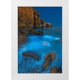 thumbnail image 1 of Zhu, Hua 23x32 White Modern Wood Framed Museum Art Print Titled - Bioluminescent Bay, 1 of 4
