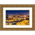 thumbnail image 1 of Zhu, Hua 24x17 Gold Ornate Wood Framed with Double Matting Museum Art Print Titled - Nanpu Bridge, 1 of 4
