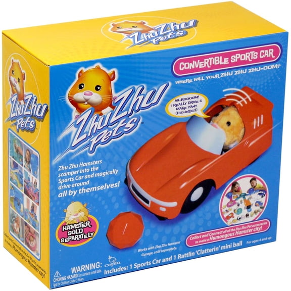 Zhu Zhu Pet Hamster Deluxe Accessories: Convertible Sports Car