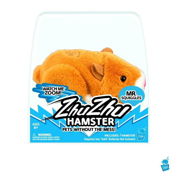 Zhu Zhu Pets Electronic Hamster Mr. Squiggles, Over 40 Sounds, Moves ...