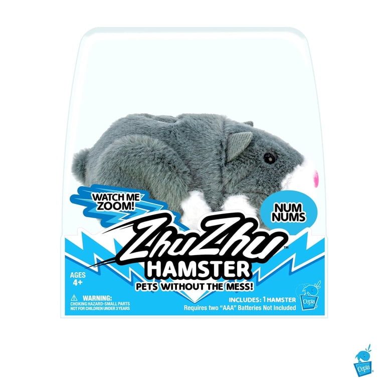 MｏDERN TｏYS製　SＩLVER PET Zhu Zhu Pets Electronic Hamster, NumNums, Fun Sounds, Playful