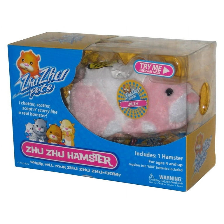 Zhu Zhu Pets Hamster Jilly Pink & White (2008) Cepia Toy