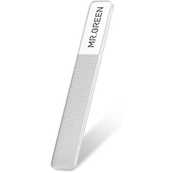 Zhu997 Glass Nail Shiner Upgrade Nano Glass Nail Files &Nail Buffers Polisher Professional Crystal Manicure Tools Kit for Natural Nail