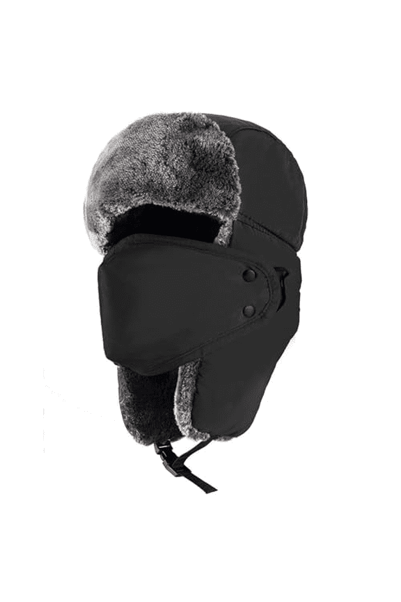 Winter Hats for Women Men Trapper Ushanka Hat with Ear Flaps Warm Russian Bomber Hats for Cold Weather