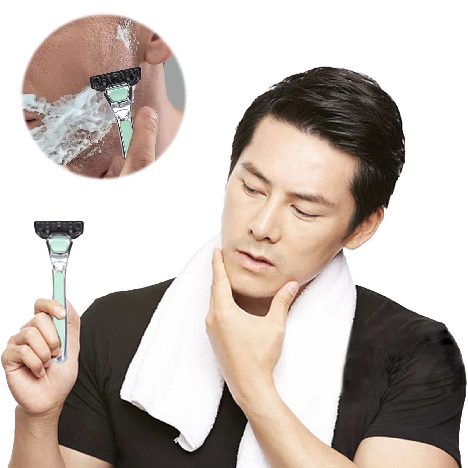 ZhuWa Clearance Razor Cutter, 1 Set 7 Layers Razor with 5 Blade Refills ...