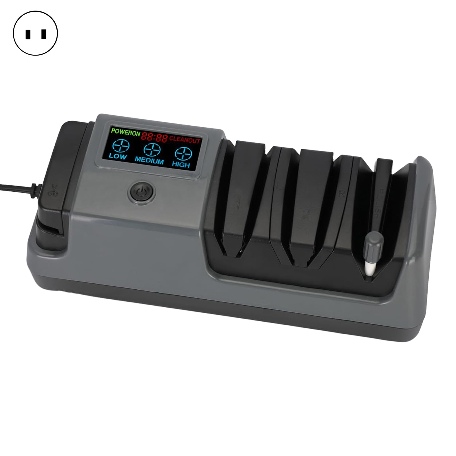 ZhuWa Professional Electric Knife Sharpener Digital Display Adjustable ...