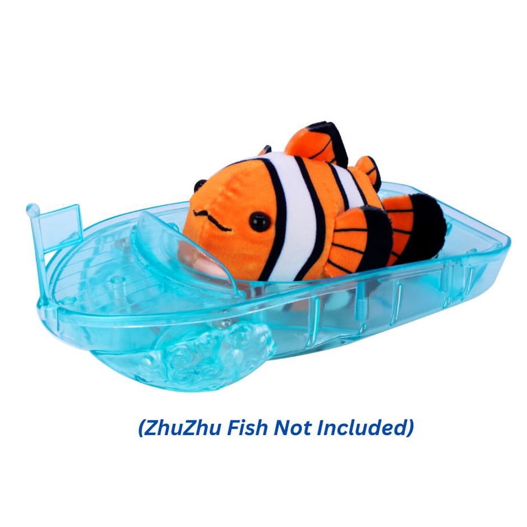 Zhu Zhu Pets Aquarium Spielzeug – Interaktiver Fisch Kieme Mit Geräuschen & Bewegung – Sammel-Spaß Ab 4 Jahren Interaktives Plüschtier Fisch