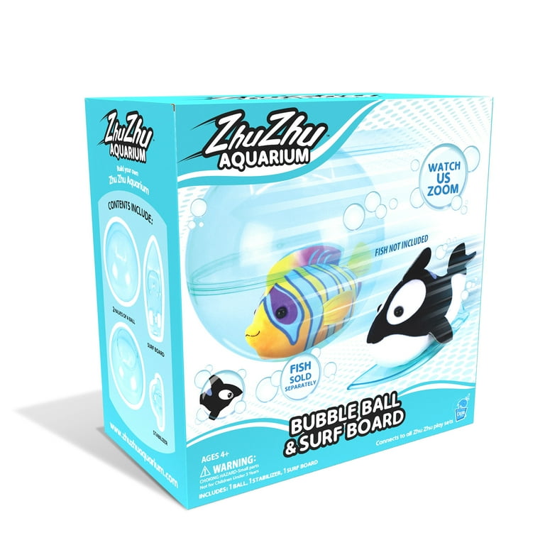 ZhuZhu Aquarium Bubble Ball & Surfboard Set - Walmart.com
