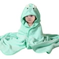 thumbnail image 1 of Zhuashum Baby Boys Girls Hooded Bath Towel Cartoon Bathrobe Coral Towel Shower Soft Shower Towel Gn2, 1 of 4