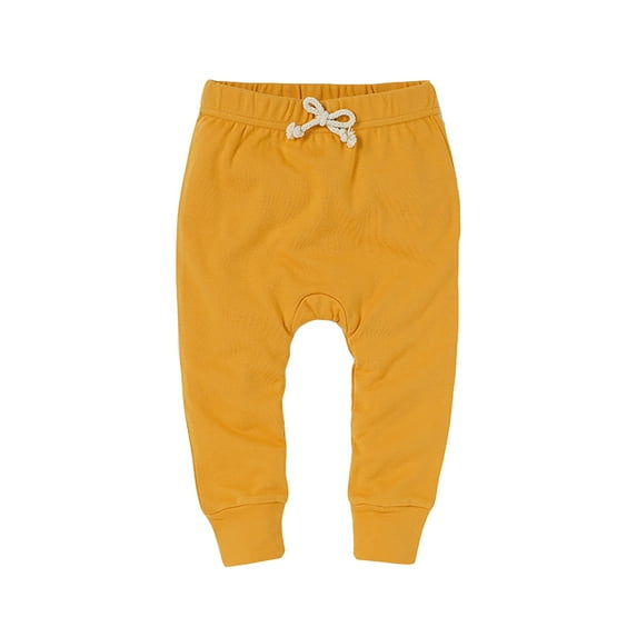 Zhuashum Baby Clothe For Boys Girls 3-6 Months Children'S Baby Solid Color Soft Warm Sweatpants Wide Leg Casual Trousers Comfortable Wear Orange