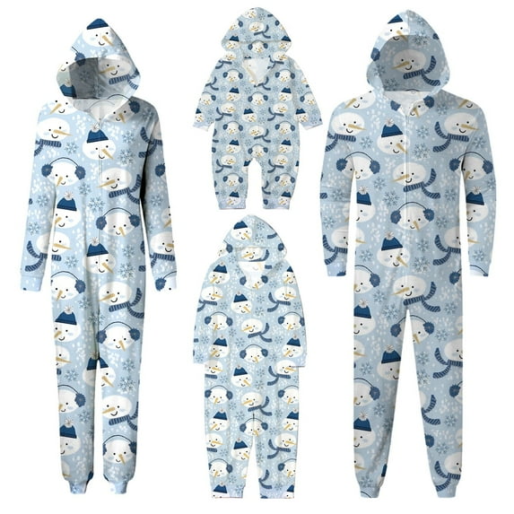 Zhuashum Baby Family Christmas Pajamas Matching Sets Long Sleeved Xmas Adorable Festive Print Soft Blend Cozy Family Matching Set Comfortable Outfit Clothes