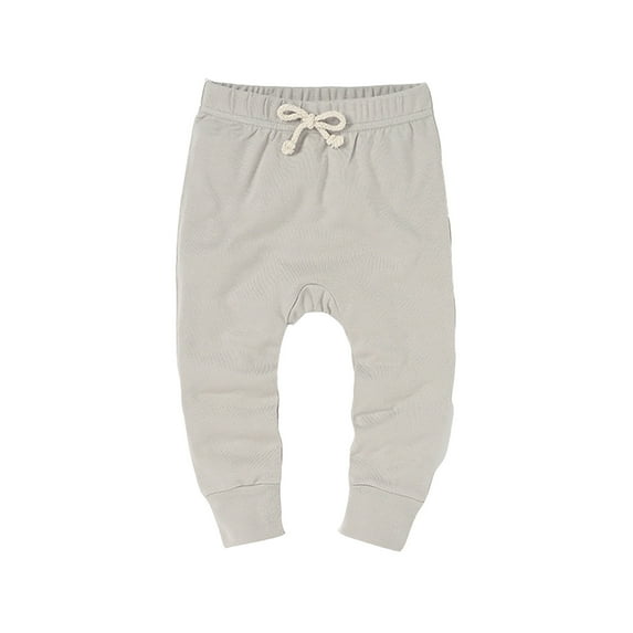 Zhuashum Pant For Baby Boys Girl Children'S Baby Slim Leg Solid Color Soft Casual Warm Baby Sweatpants Relax Fit Home Wear Light Gray 6-12 Months