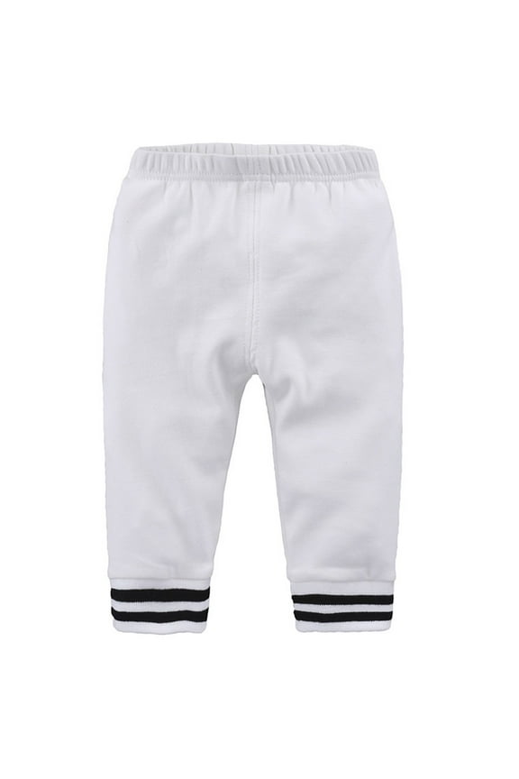Baseball Pants Youth Boys 18-24 Months Kids Active Jogger Sweatpants Athletic Solid Color Pull On Pants Fall Pants Fashion Boy Clothes White