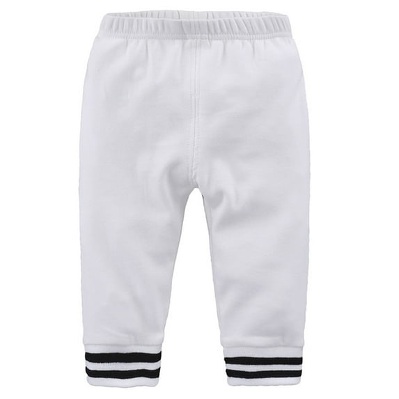 Zhuashum Baseball Pants Youth Boys 3-4 Years Kids Active Jogger Sweatpants Athletic Solid Color Pull On Pants Fall Pants Light Weight Daily Wear White
