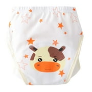 Zhuashum Boys Pants 3-4 Years Learning Baby And Baby Leak-Proof Pants Cartoon Pants Cute Daily Wear Red