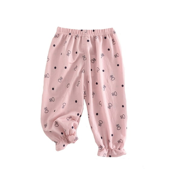Zhuashum Boys Sweatpants 6-12 Months Solid Color Wide Leg High Waist Loose Fit Everyday Wear Demin Pants Comfortable Trousers Pink