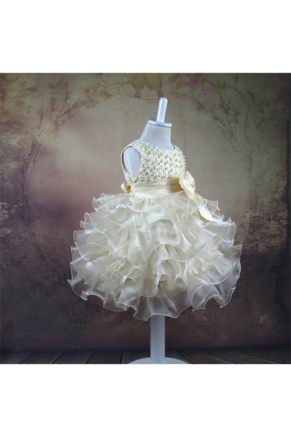 Flower Girl Dress 6-7 Years Trend Dresses Summer Round Neck Cartoon Pattern Sundress Short Sleeve Fashion Playsuit Yellow