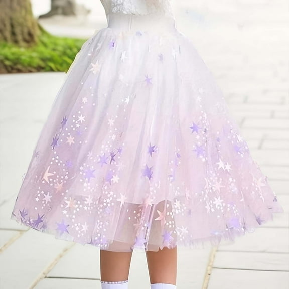 Zhuashum Girls Dress 12-13 Years Trend Dresses Spring Round Neck Gradient Sundress Sleeveless Basic Daily Wears