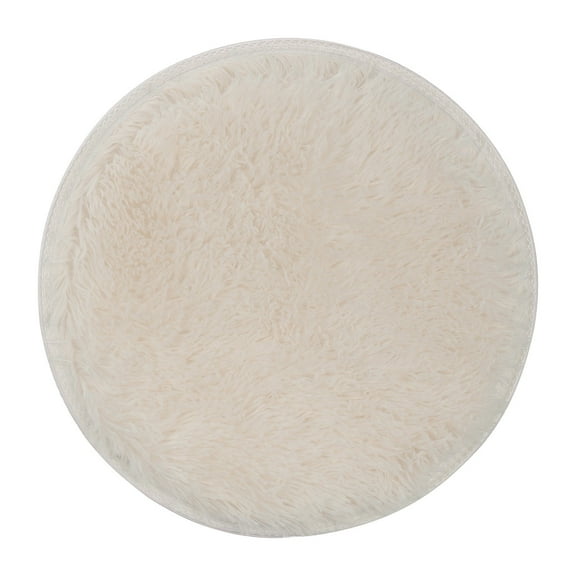 Zhuashum Inside Door Mats For Home Entrance Solid Color Home Decor Rugs Living Room Rugs For Living Room Soft Small Rugs Outside Entry Decor 40*40 Cm White