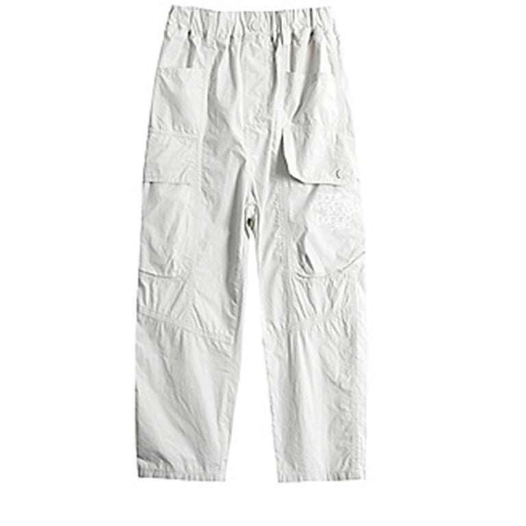Zhuashum Pants For Boys 9-10 Years Solid Color Wide Leg High Waist