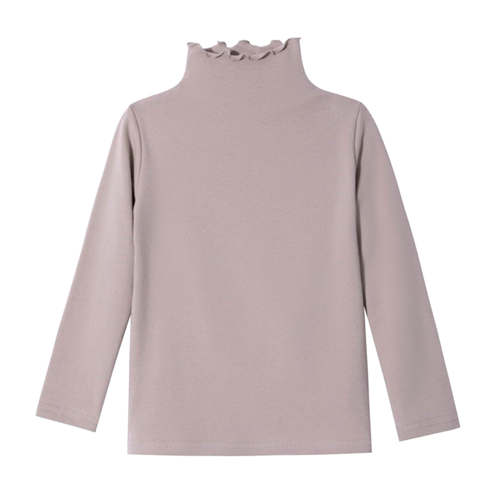 Zhuashum Toddler Girl Fall Clothes Kids Long Sleeve T Shirt Tops Solid