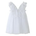 thumbnail image 1 of Zhuashum Toddler Girls Sleeveless 3D Butterfly Tulle Dress Dance Party Dresses Clothes,Size:2-3 Years, 1 of 3