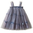 thumbnail image 1 of Zhuashum Toddler Girls Sleeveless Butterfly Tulle Princess Dress Dance Party Dresses Clothes,Size:6-12 Months, 1 of 5