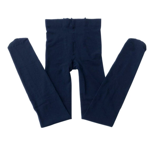 ZHUASHUM Pants For Baby Girls Toddler Cotton Leggings Pantihose Stretchy Basic Full Length Ballet Dance Pantyhose For Spring Summer Stocking Navy 12-24 Months