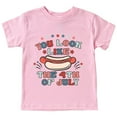 thumbnail image 1 of Zhuashum Tops For Girls 6-8 Years 4Th Of July Short Sleeve Round Neck Kid And Teenager T Shirt Independence Day Children 3 To 13 Years Graphic Prints Comfy Dailywear Pink, 1 of 4