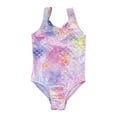 thumbnail image 1 of Zhuashum girls' swimwear 7-8 Years Sport Ater swimsuit backless Beach Bathing Suit One Piece Swimsuits Adorable playsuit, 1 of 5