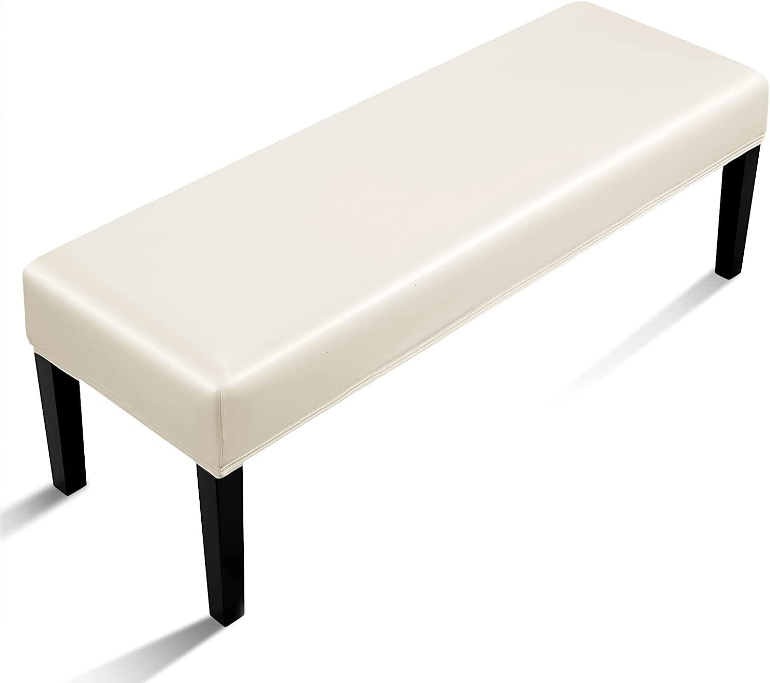 Zhudiyof Stretch Dining Bench Cover, AntiDust Removable Bench