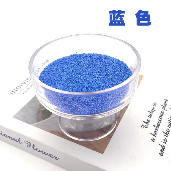 Zhuge 1.1 lb All Natural Non-Toxic Pearled Candle Sand Wax Kit, Refillable Customized Powder for DIY Candle Making, Dark Blue