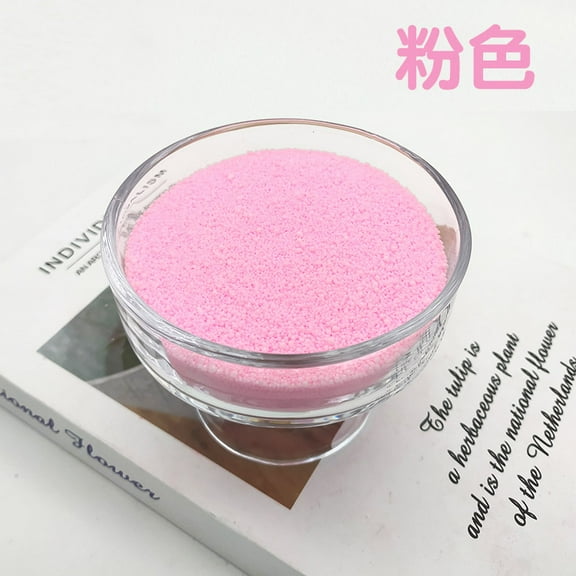 Zhuge 1.1 lb All Natural Non-Toxic Pearled Candle Sand Wax Kit, Refillable Customized Powder for DIY Candle Making, Pink