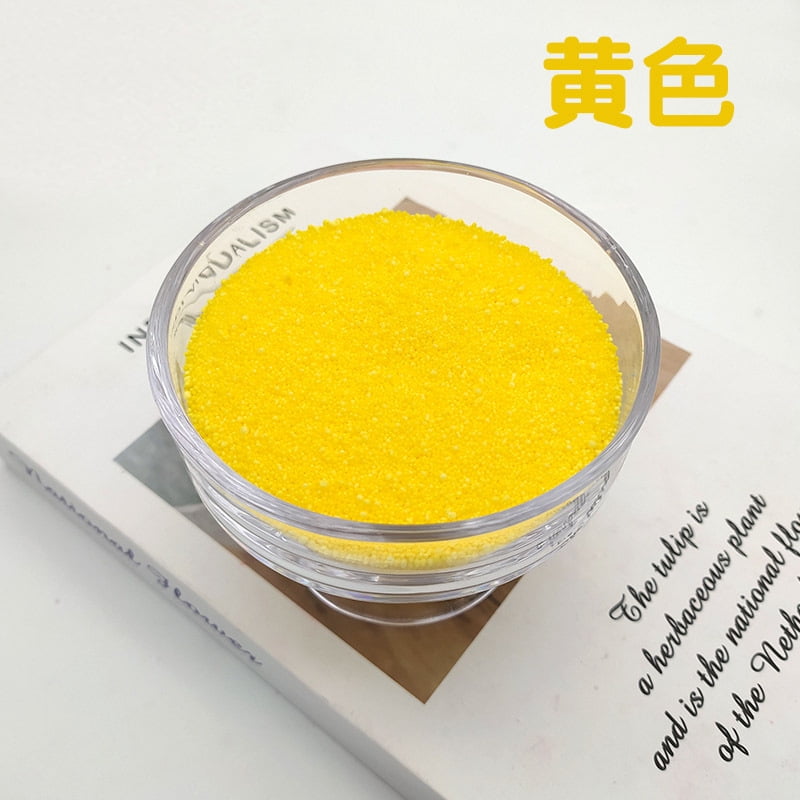 Zhuge 1.1 lb All Natural Non-Toxic Pearled Candle Sand Wax Kit, Refillable Customized Powder for DIY Candle Making, Yellow