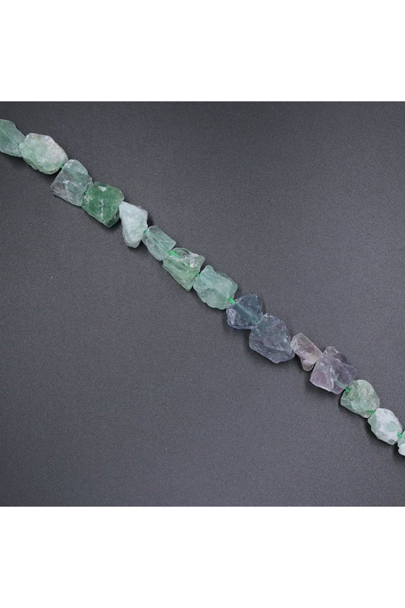 1 piece mixed color natural raw stone, ore, perforated irregular natural stone, DIY loose bead bracelet, necklace, accessory