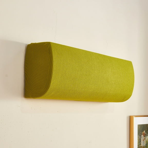Zhuge 1 piece wall mounted air conditioner dust cover elastic solid color simple air conditioner dust cover 90-110cm (green)