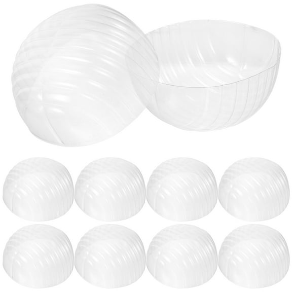 Zhuge 10-Pack Clear Plastic Baseball Cap Shapers - Stable Display Supports for Hat Organization