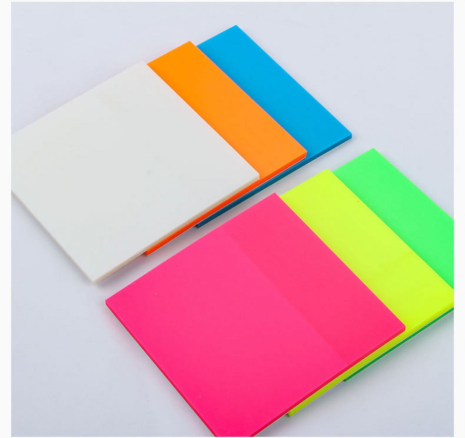 Zhuge 10 Pads Transparent Sticky Notes,3X3 Inch Clear Sticky Notes