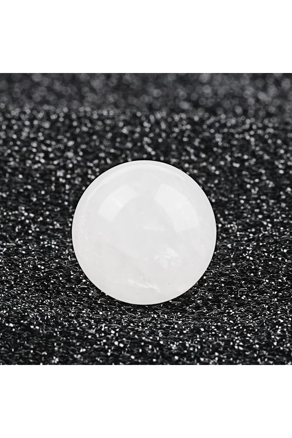 10 Pcs 0.63 Inch Banded Quartz Crystal Sphere, Feng Shui Chakra Aura Decor for Home Desk & Collection, White Crystal