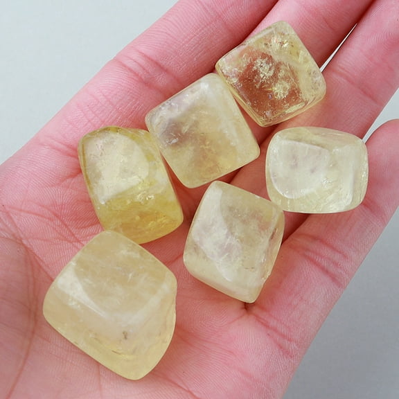 Zhuge 100g natural crystal raw stone block stone aromatherapy stone expansion stone fish tank decoration yellow natural block stone 1.5-2cm