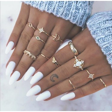 24 Pcs Gold Vintage Knuckle Rings Set For Women, Boho Dainty Stackable Midi Finger Rings, Butterfly Snake Heart Pearl Cross Fashion Ring Pack, Adjustable Open Ring Jewelry Jewelry Gifts For Girl