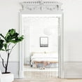 thumbnail image 1 of Zhuge 1Pcs Macrame Lace Door Curtain - Room Divider for Doorways and Closets - Bohemian Window Panel with String Decoration for Bedrooms ，39×79in,White, 1 of 4