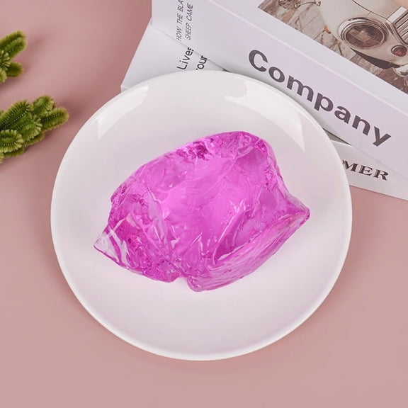 Zhuge 2.2 lb Jelly Wax for Candle Making, Clear Gel Wax with High Transparency, Long Burning Time for Candle Making and Handmade Scented Candle supplies, Pink