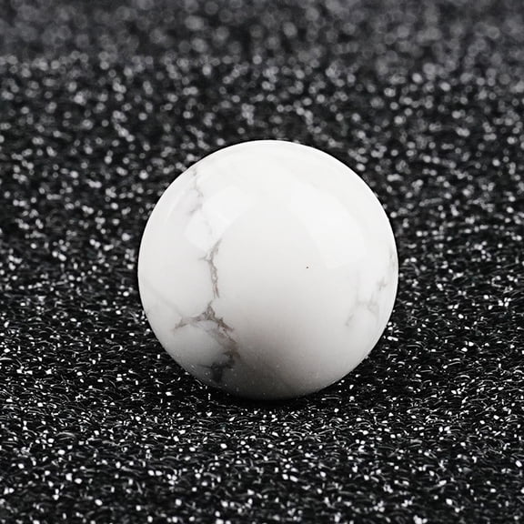 Zhuge 2 Pcs 1.18 Inch Banded Quartz Crystal Sphere, Feng Shui Chakra Aura Decor for Home Desk & Collection, White turquoise