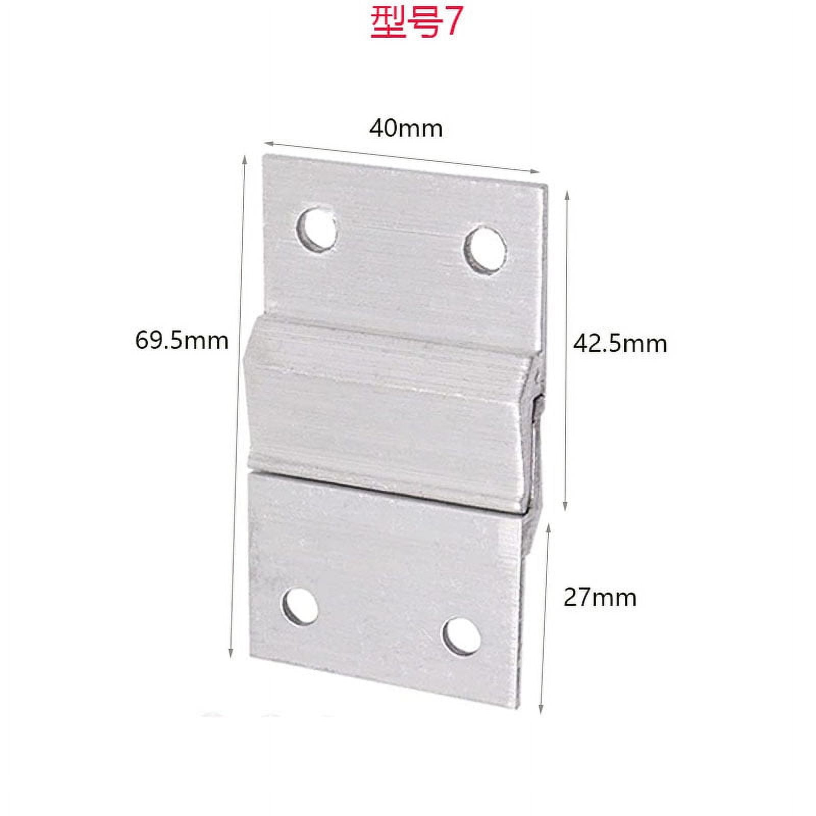 Zhuge 20 piece French anti slip nail picture hanger kit heavy-duty mirror wall bracket Z-clip mirror suspension hardware aluminum bracket (1.6 inches)