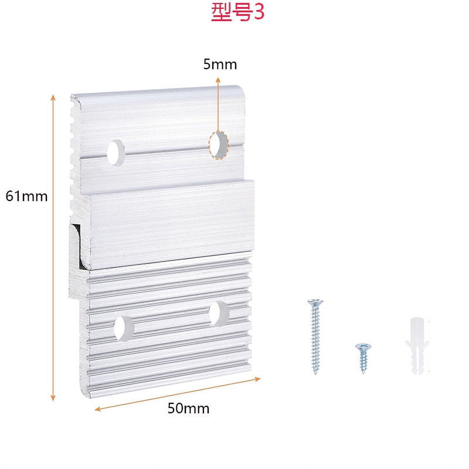 Zhuge 20 piece French anti slip nail picture hanger kit heavy-duty mirror wall bracket Z-clip mirror suspension hardware aluminum bracket (2 inches)