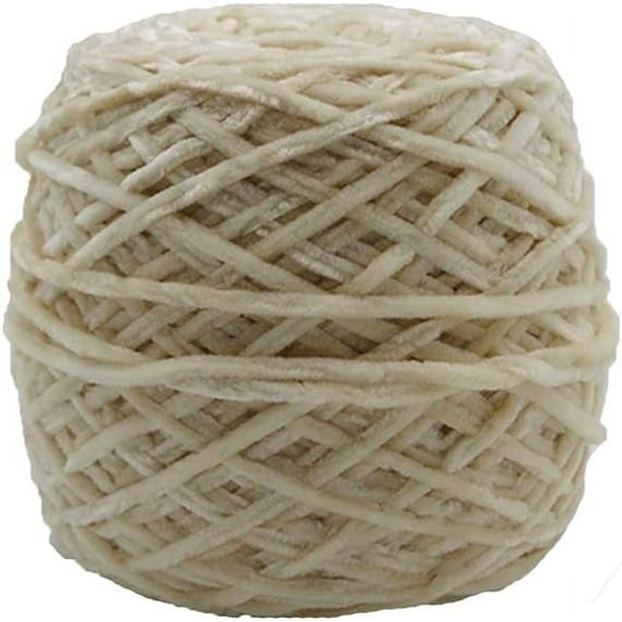 Zhuge 250g Chenille Velvet Yarn Khaki Bulky Vegan Soft Yarn Velvet Knitting Yarn Polyester Blended Cotton Chenille Yarn Hand Knitting Yarn Crochet Thread for Clothing Hat Scarf Blanket