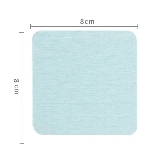 Zhuge 2Pcs Diatomaceous Earth Coaster, Versatile Water Absorbent Diatomite Coaster-3.14*3.14inch,Green