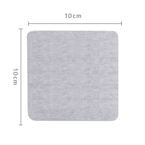 Zhuge 2Pcs Diatomaceous Earth Coaster, Versatile Water Absorbent Diatomite Coaster-3.93*3.93inch,Grey